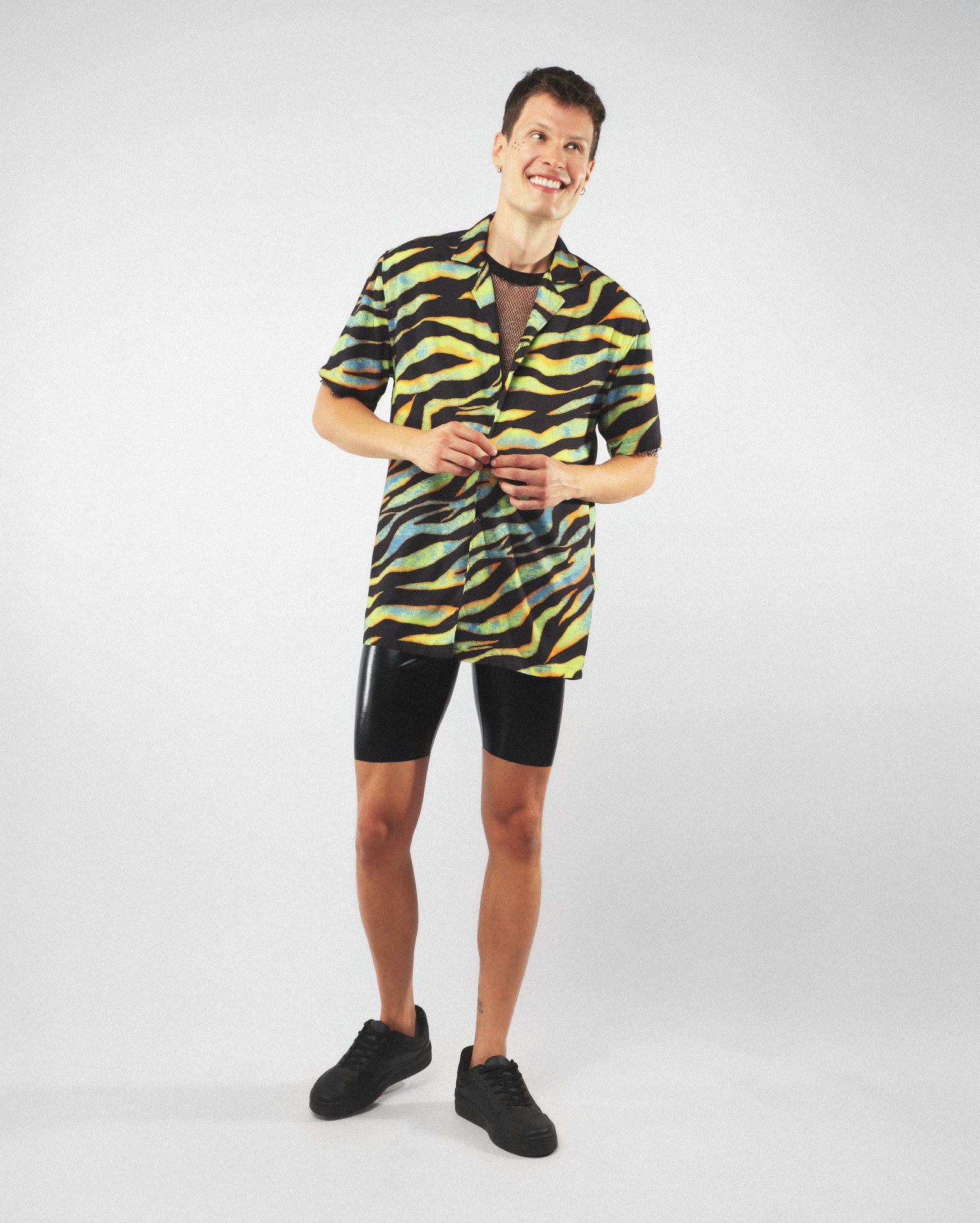 Camisa masculina bowling zebra - multicor — foto 3