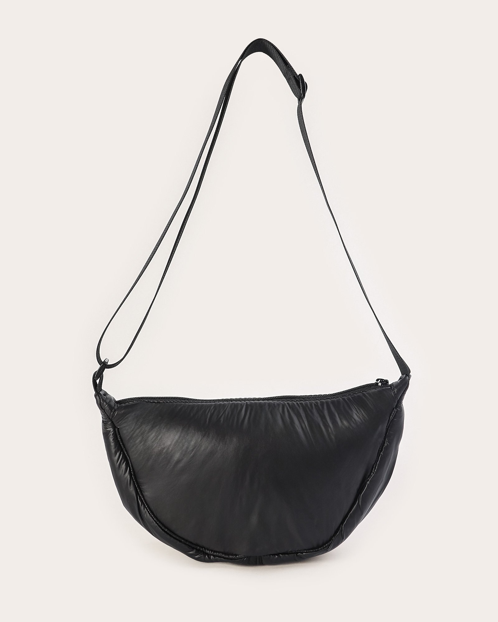 Bolsa feminina shoulder transversal - preta