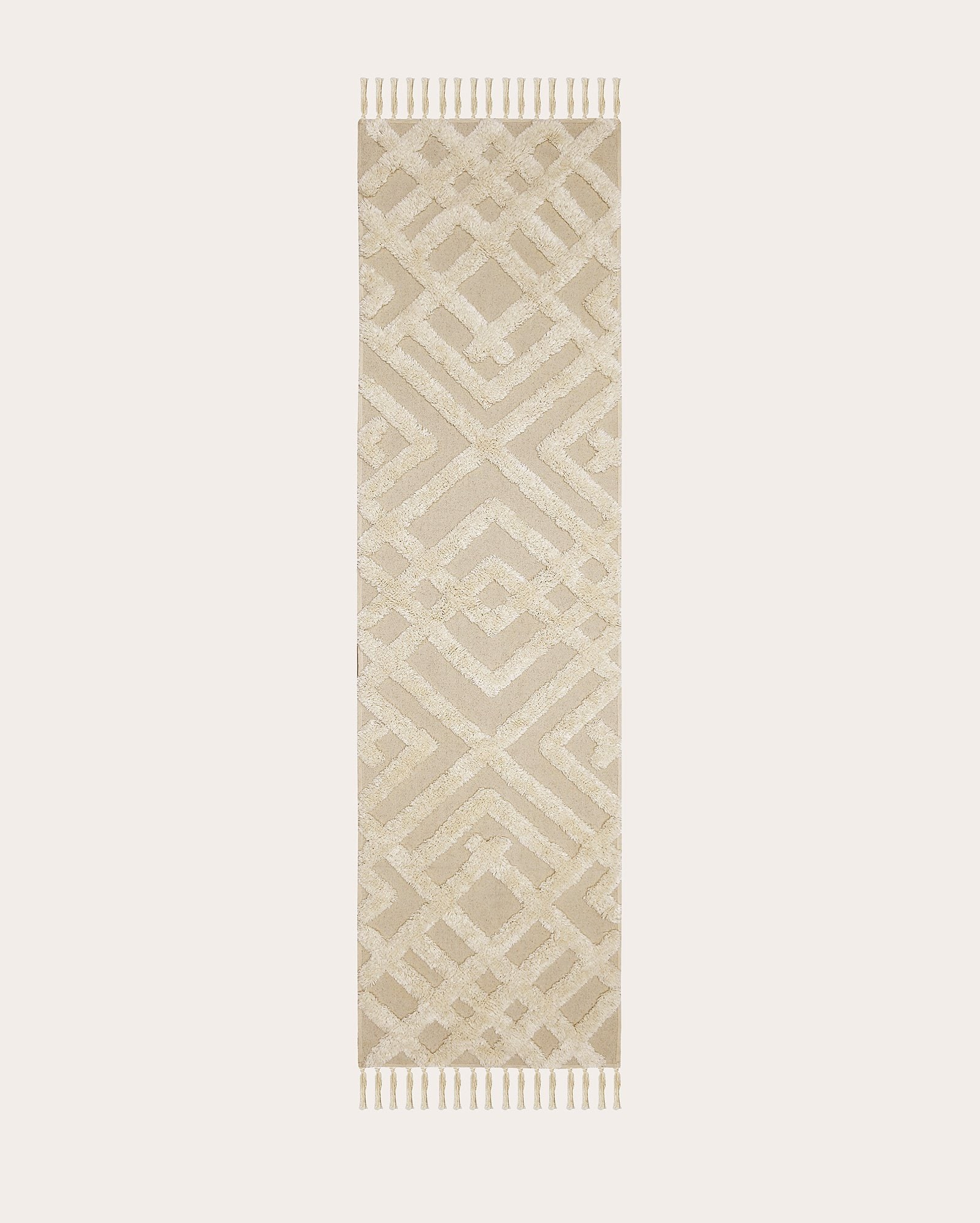 Tapete Algarve retangular - 50 X 180 CM Bege | Casa Riachuelo