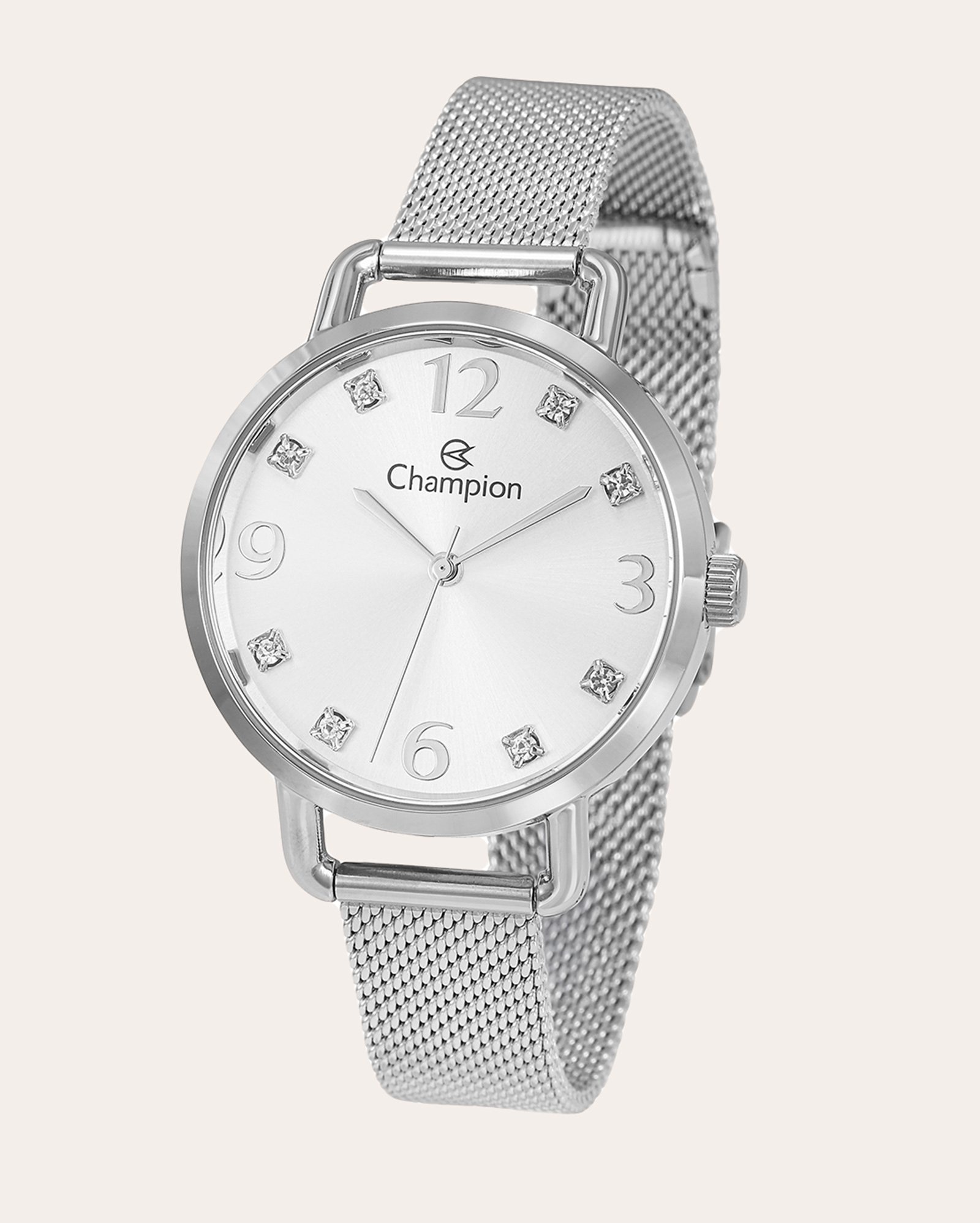 Relógio analógico feminino CF25572Q - prata | Champion