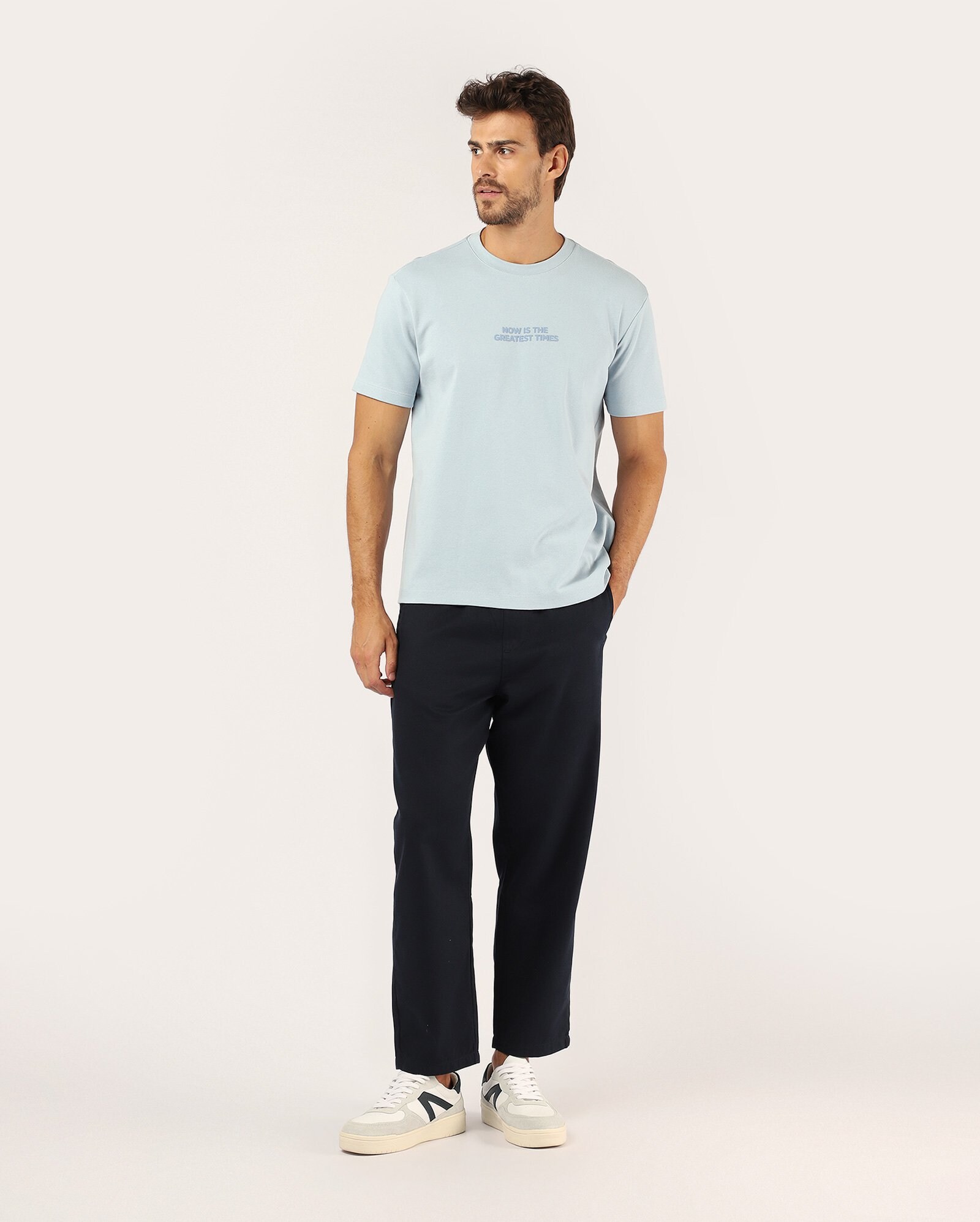 Calça sarja masculina relaxed - azul | Pool Jeans