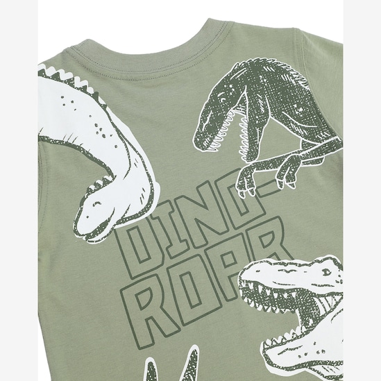 Camiseta infantil dinossauro - verde | Carter's