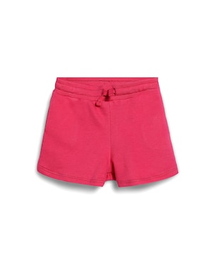 Short de moletom infantil com amarração rosa | Carter's