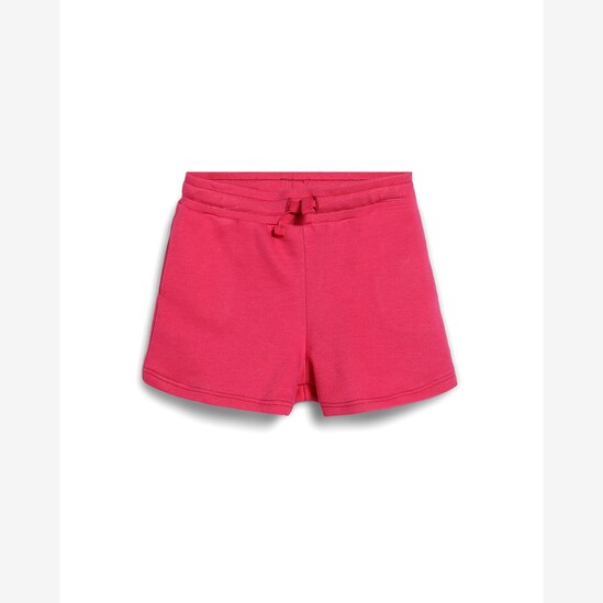 Short de moletom infantil com amarração rosa | Carter's