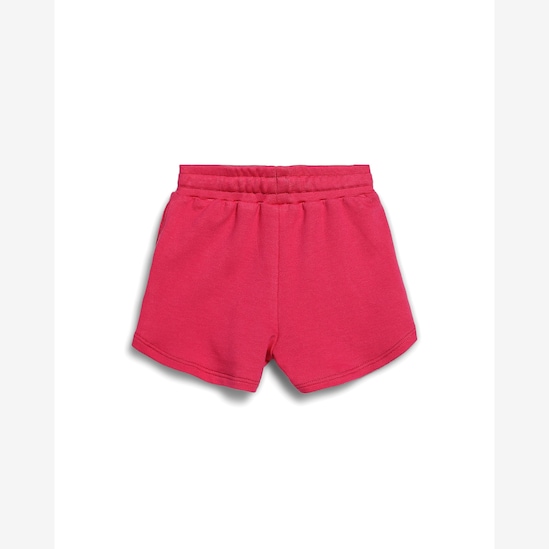 Short de moletom infantil com amarração rosa | Carter's