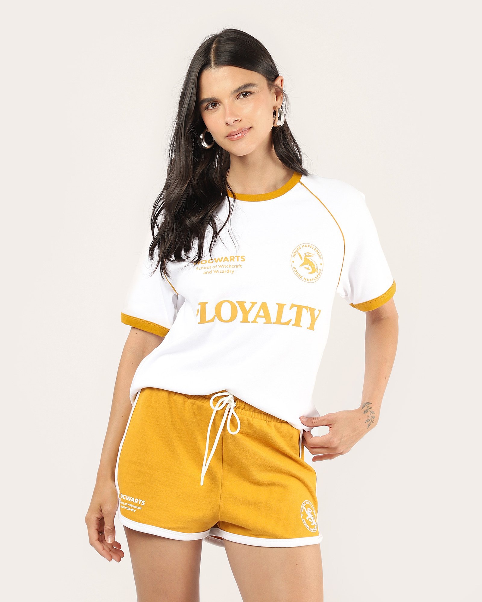 Camiseta feminina Loyalty Harry Potter - branca | FANLAB
