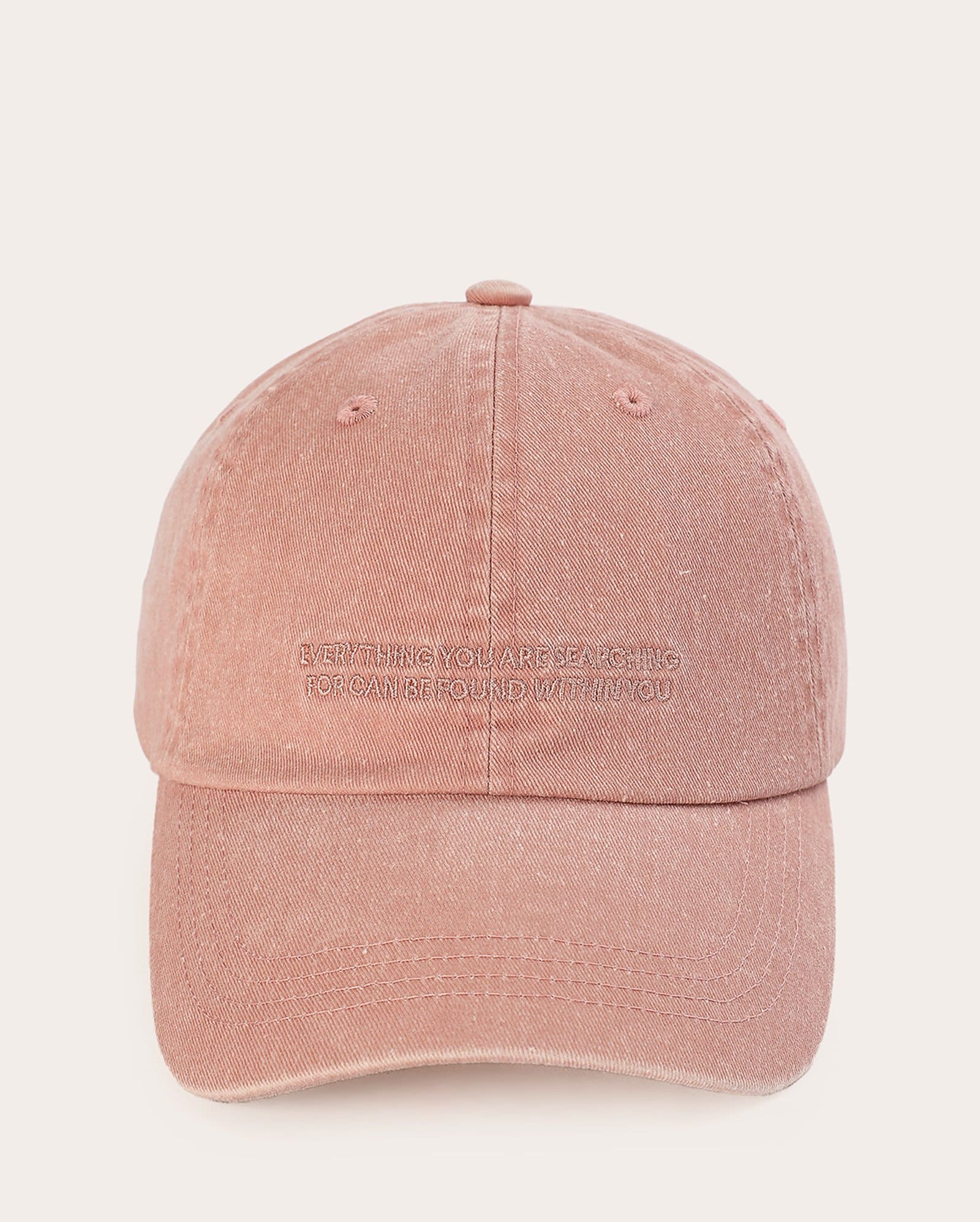 Boné masculino aba curva em jeans e lettering - rosa