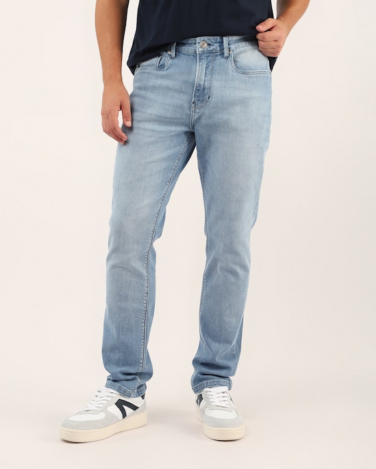 Calça jeans masculina slim - denim claro | POOL 82