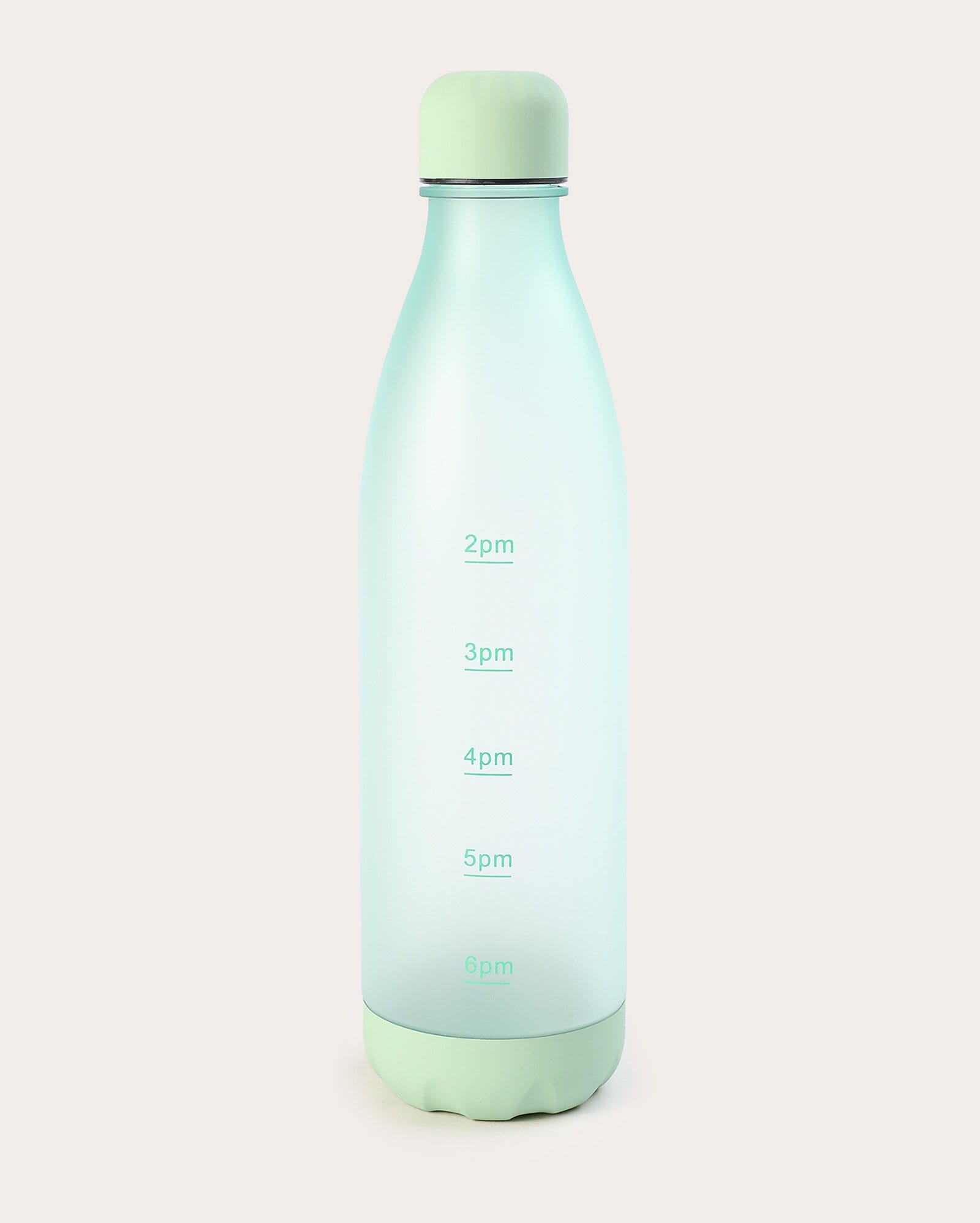 Garrafa squeeze com horários 1L - verde