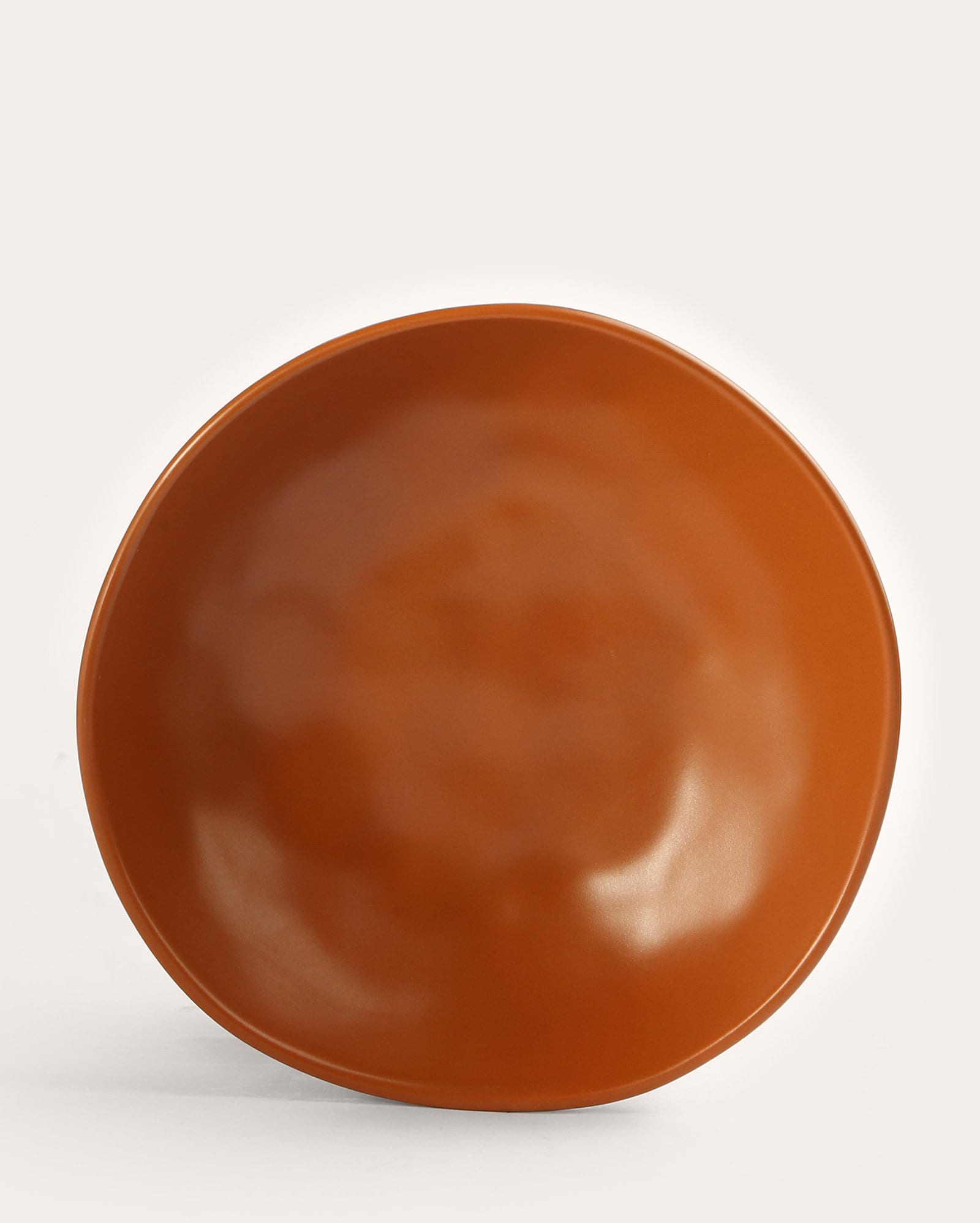 Prato fundo de cerâmica orgânico Geane 20cm - laranja | Casa Riachuelo