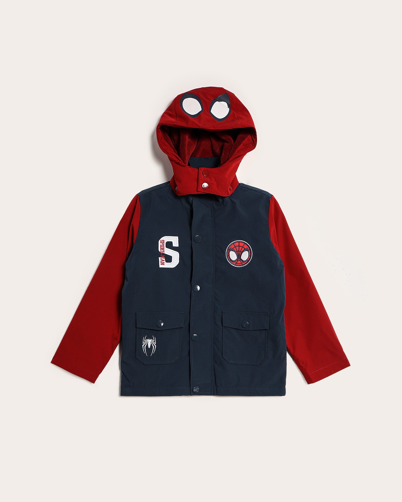 Jaqueta infantil Homem-Aranha com fleece 2-8A - azul | FANLAB