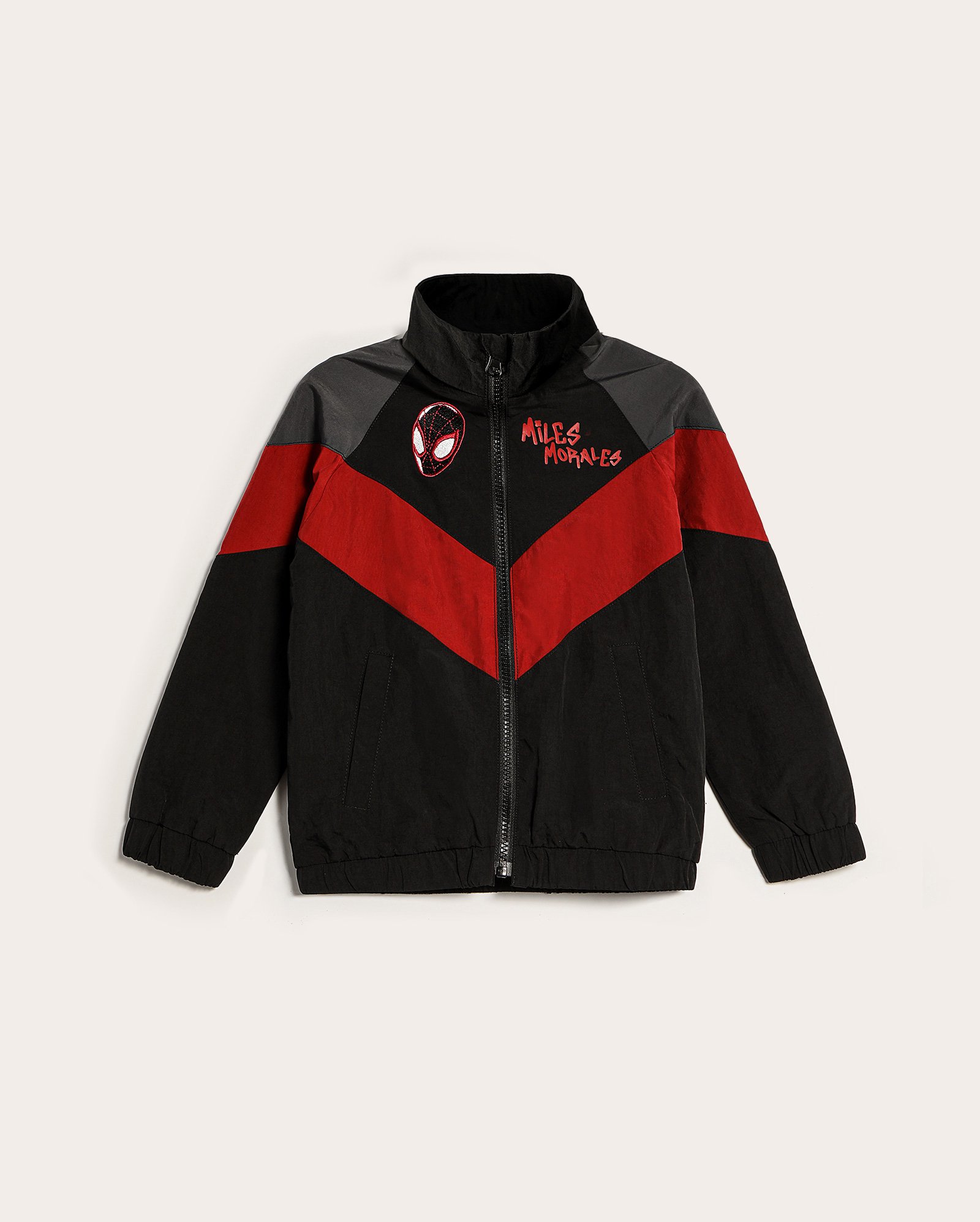 Jaqueta infantil Miles Morales 2-8A - preta | FANLAB