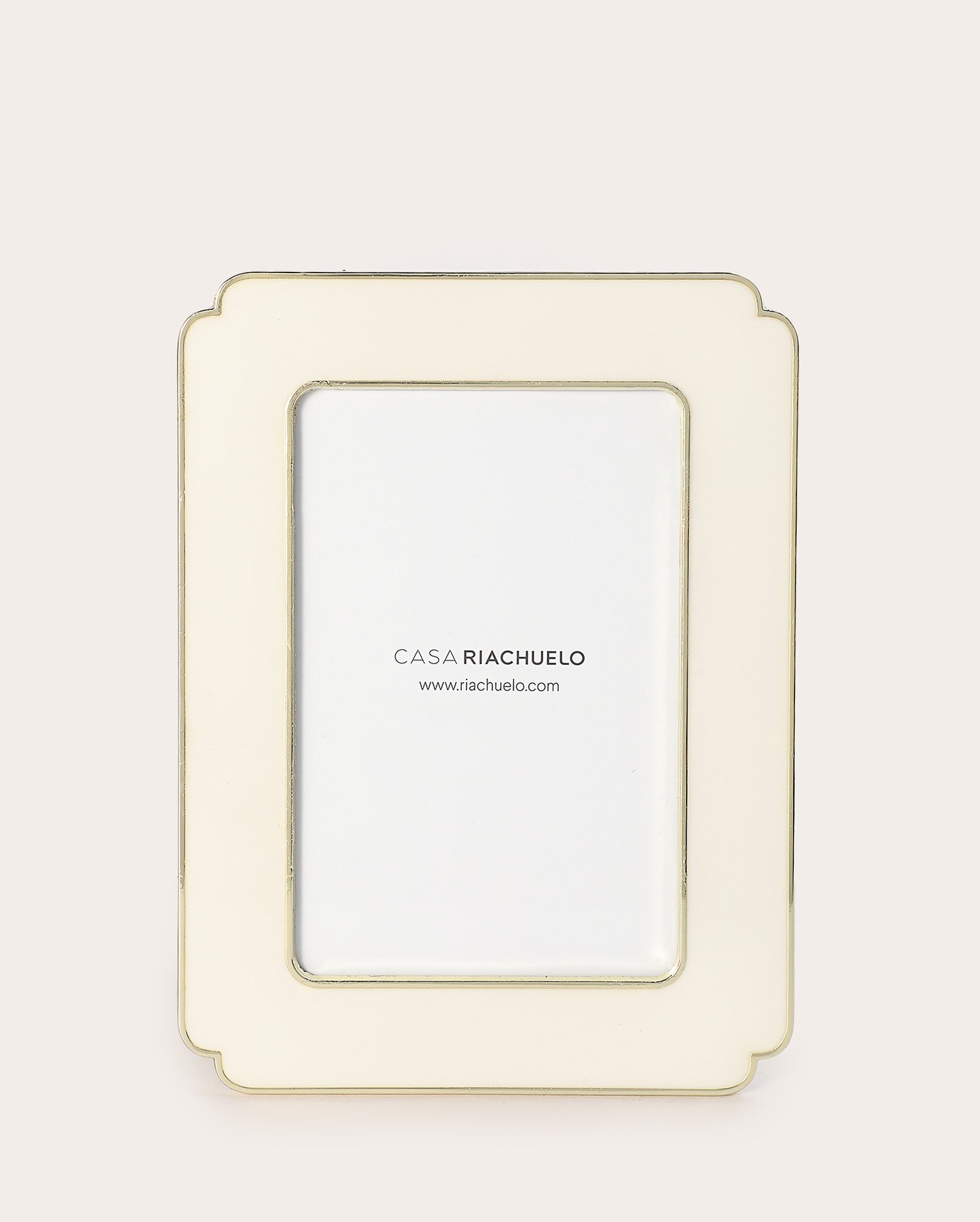 Porta retrato Layla 10x15cm - off-white | Casa Riachuelo