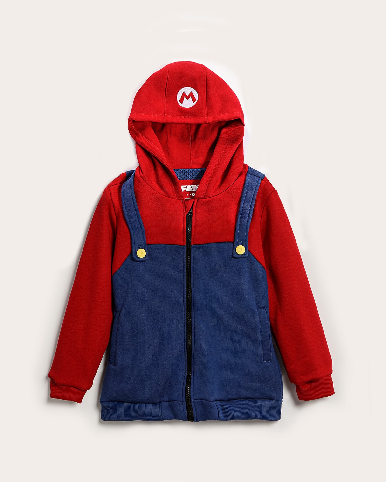 Jaqueta infantil Mario Bros 2-8A - multicor | FANLAB
