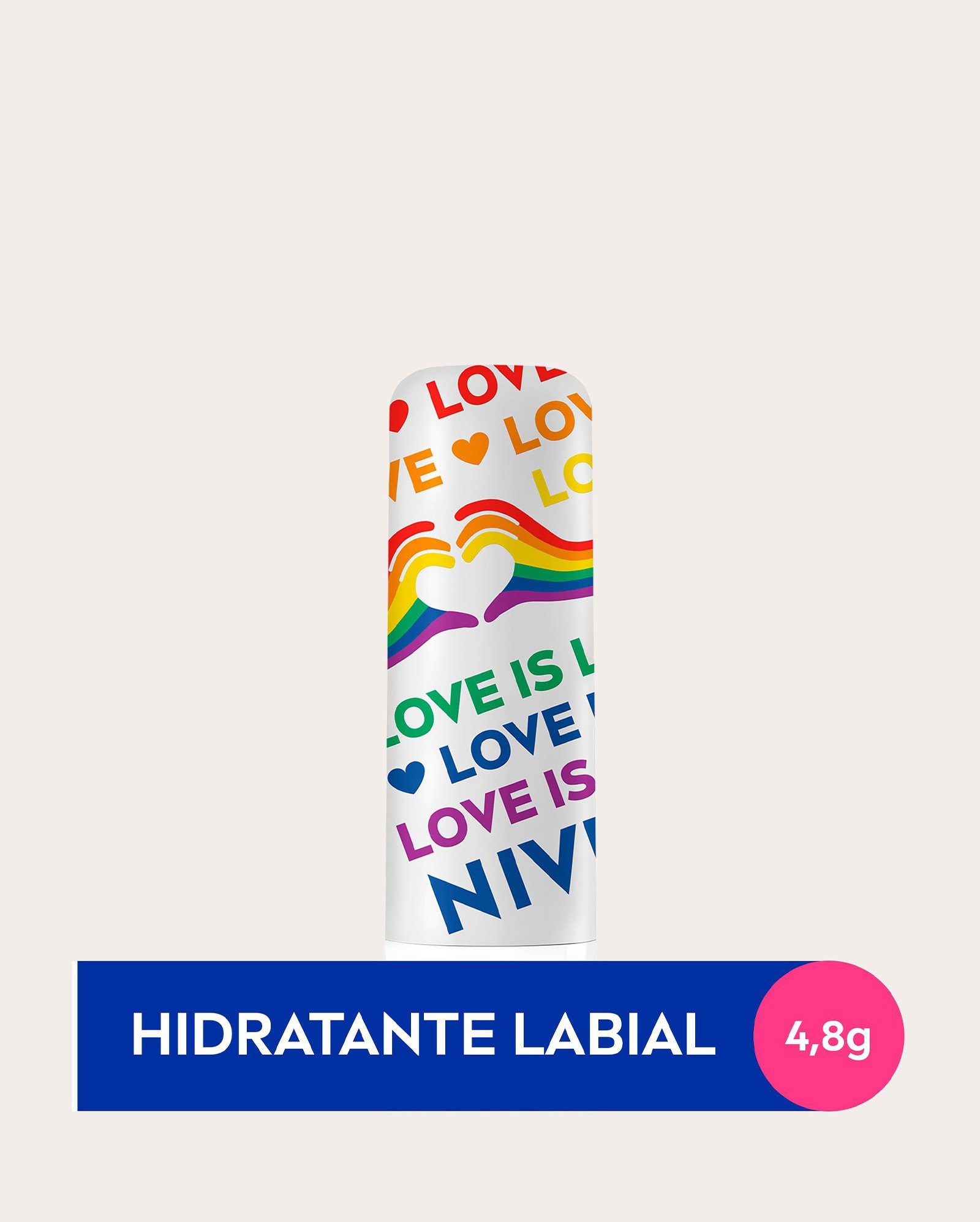 Hidratante labial Original Care Orgulho 4,8g | Nivea