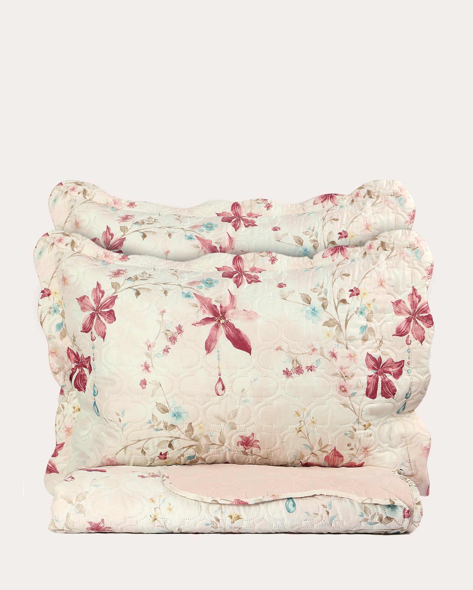 Kit colcha Boutis dupla face Bella - QUEEN Multicor | Casa Riachuelo