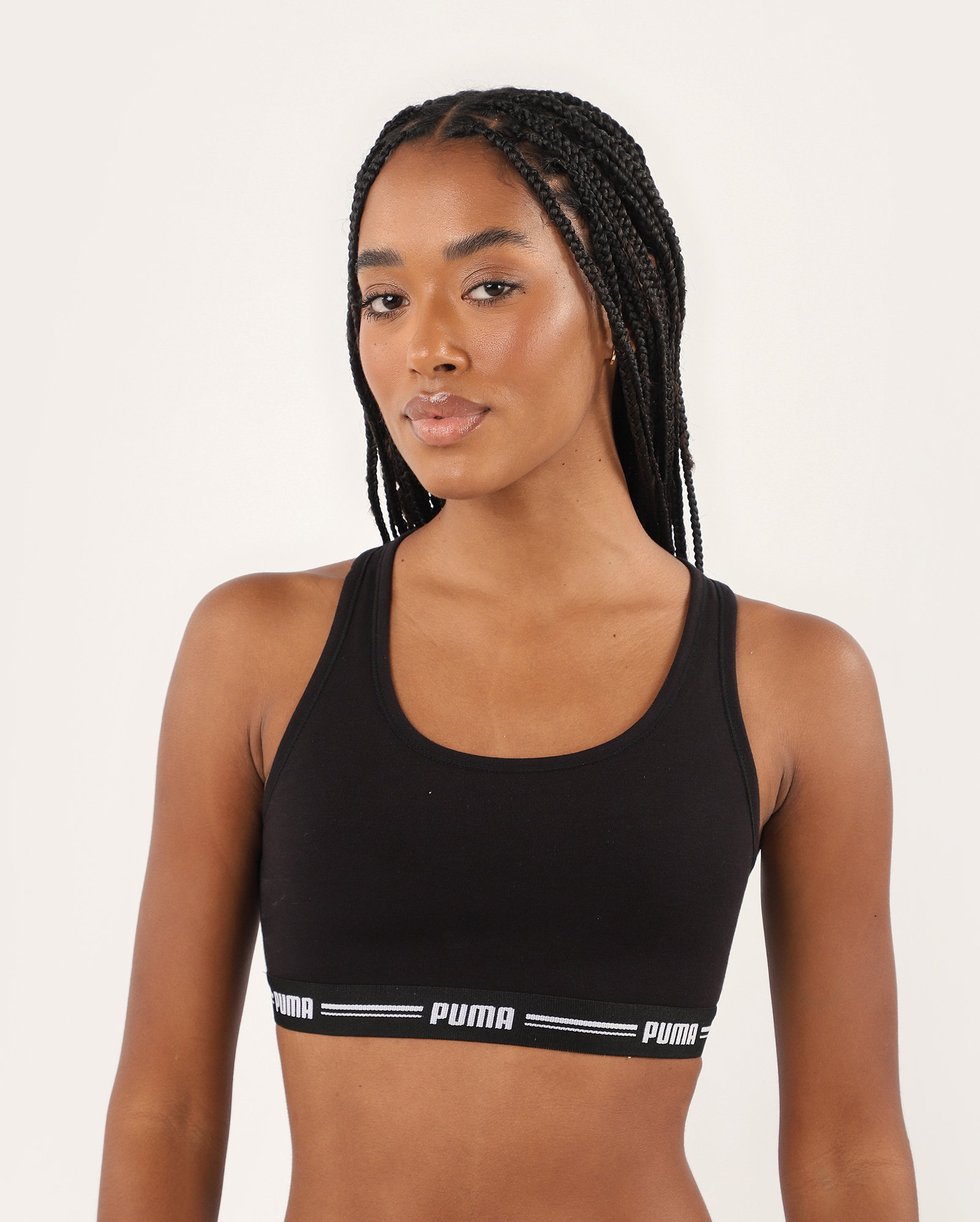 Sutiã top com elástico nadador - preto | Puma