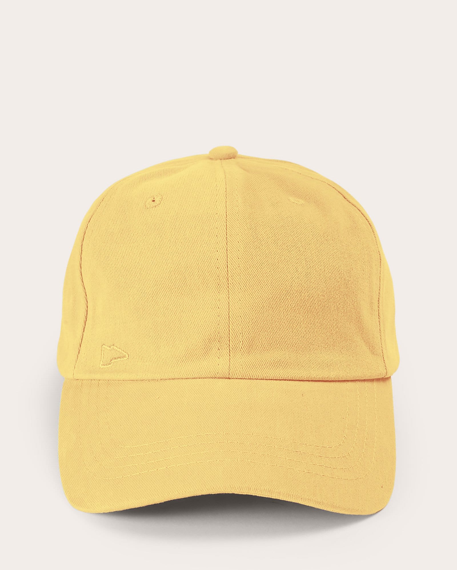 Boné masculino aba curva bordado - Amarelo Claro