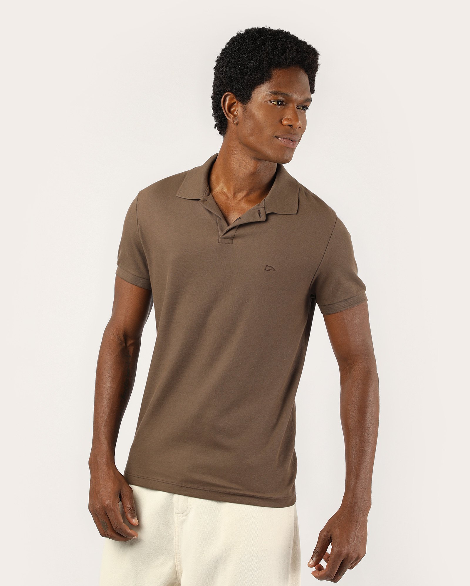 26SS ANCELLM L/S POLO BROWN サイズ2 FOOTBALL S/S POLO(BROWN) – ANCELLM