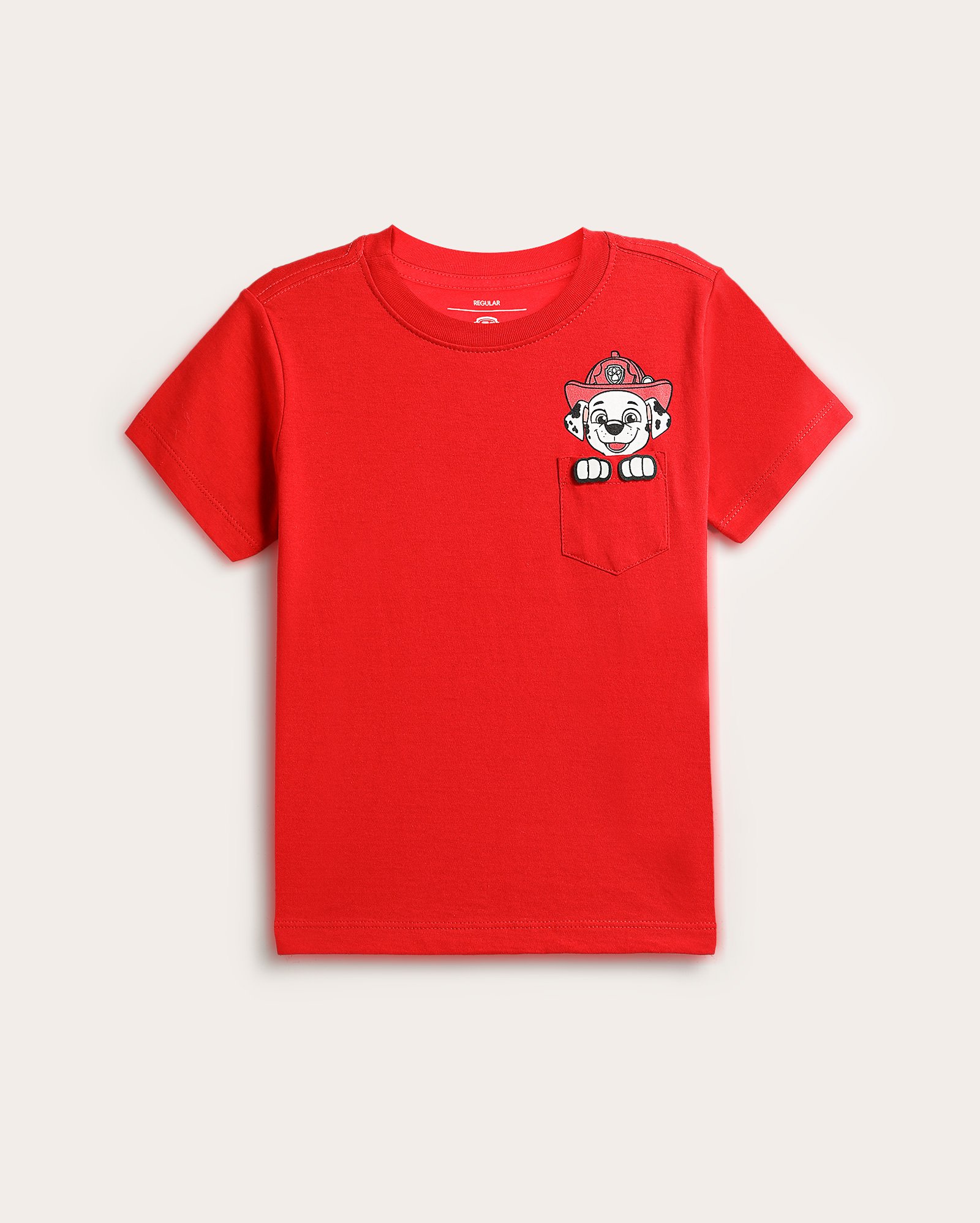 Camiseta infantil regular 1-6A - vermelha | Paramount