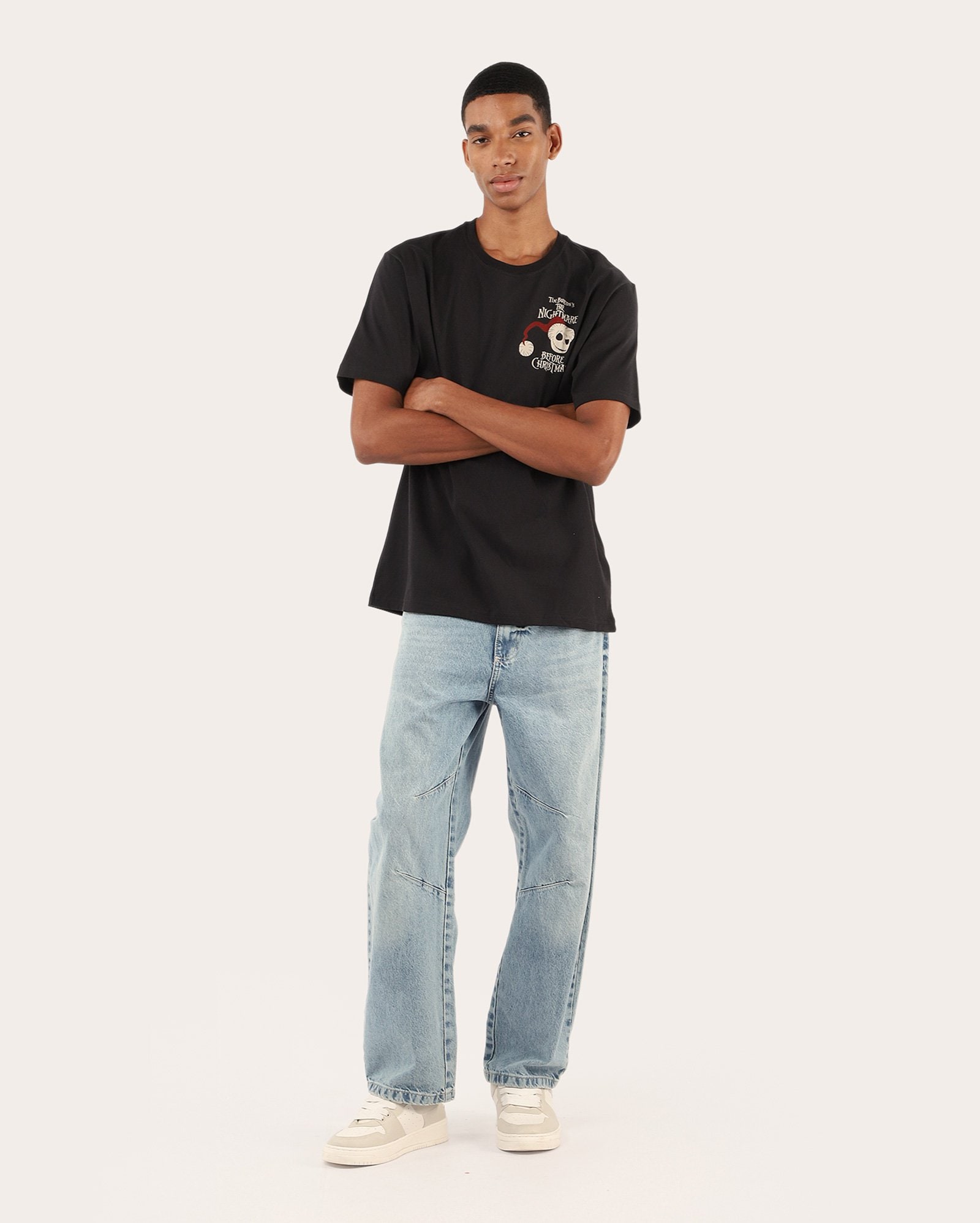Camiseta masculina Jack Christmas - preta | FANLAB — foto 3