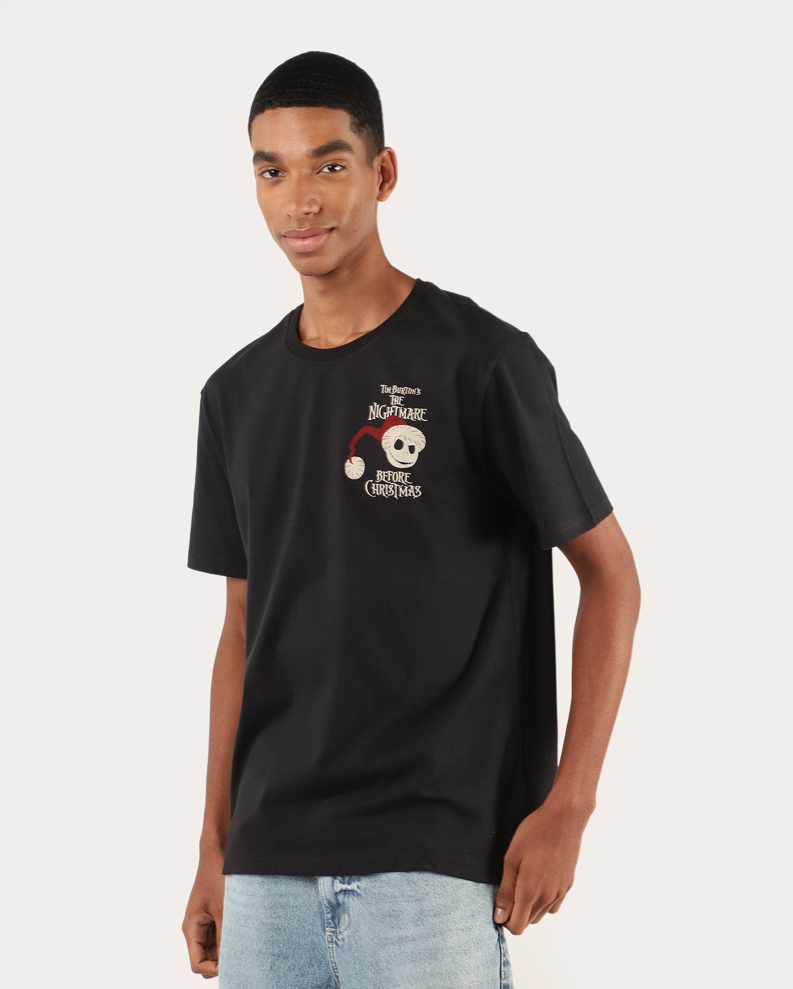 Camiseta masculina Jack Christmas - preta | FANLAB — foto 2