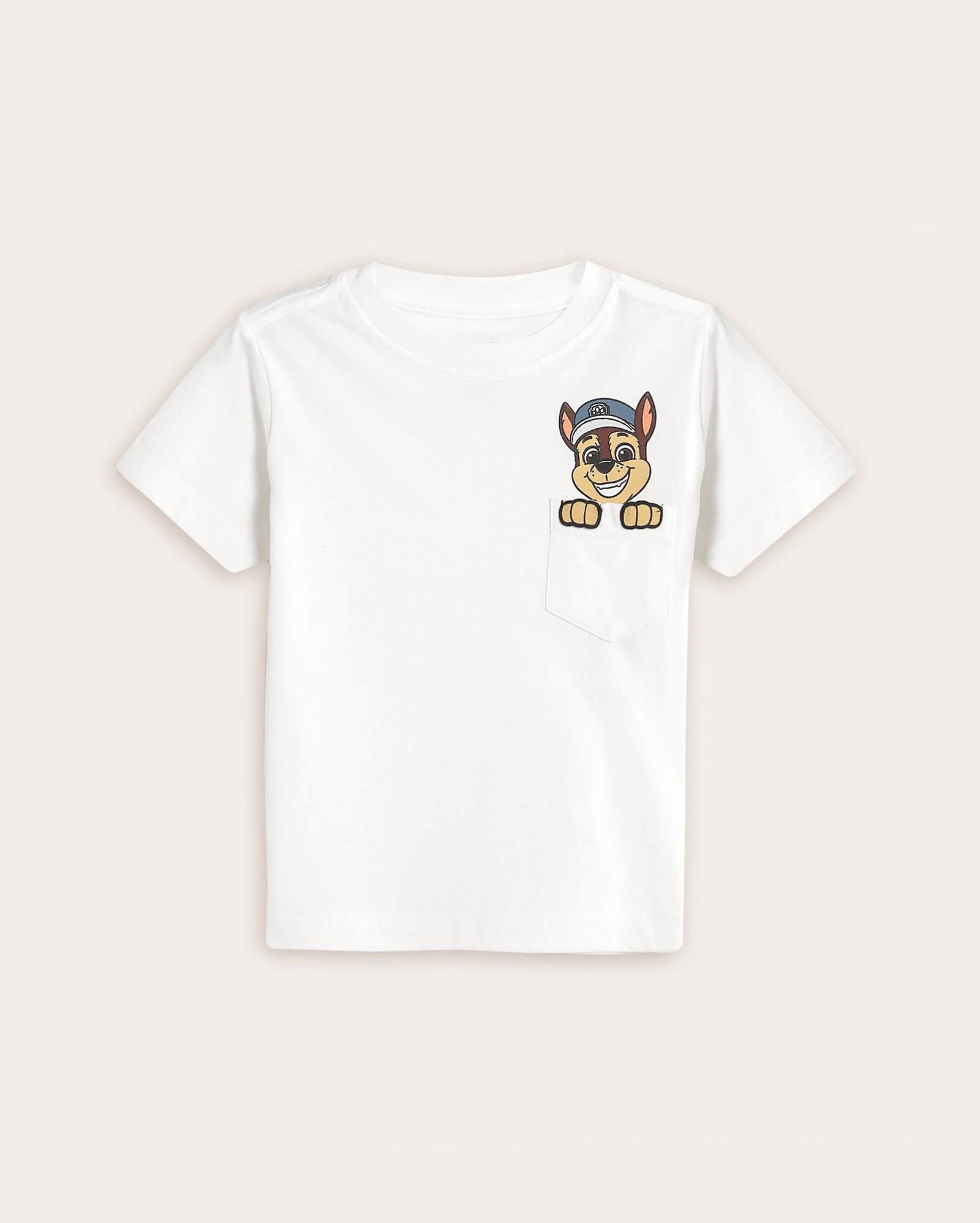 Camiseta infantil Patrulha Canina 1-6A - branca | Paramount