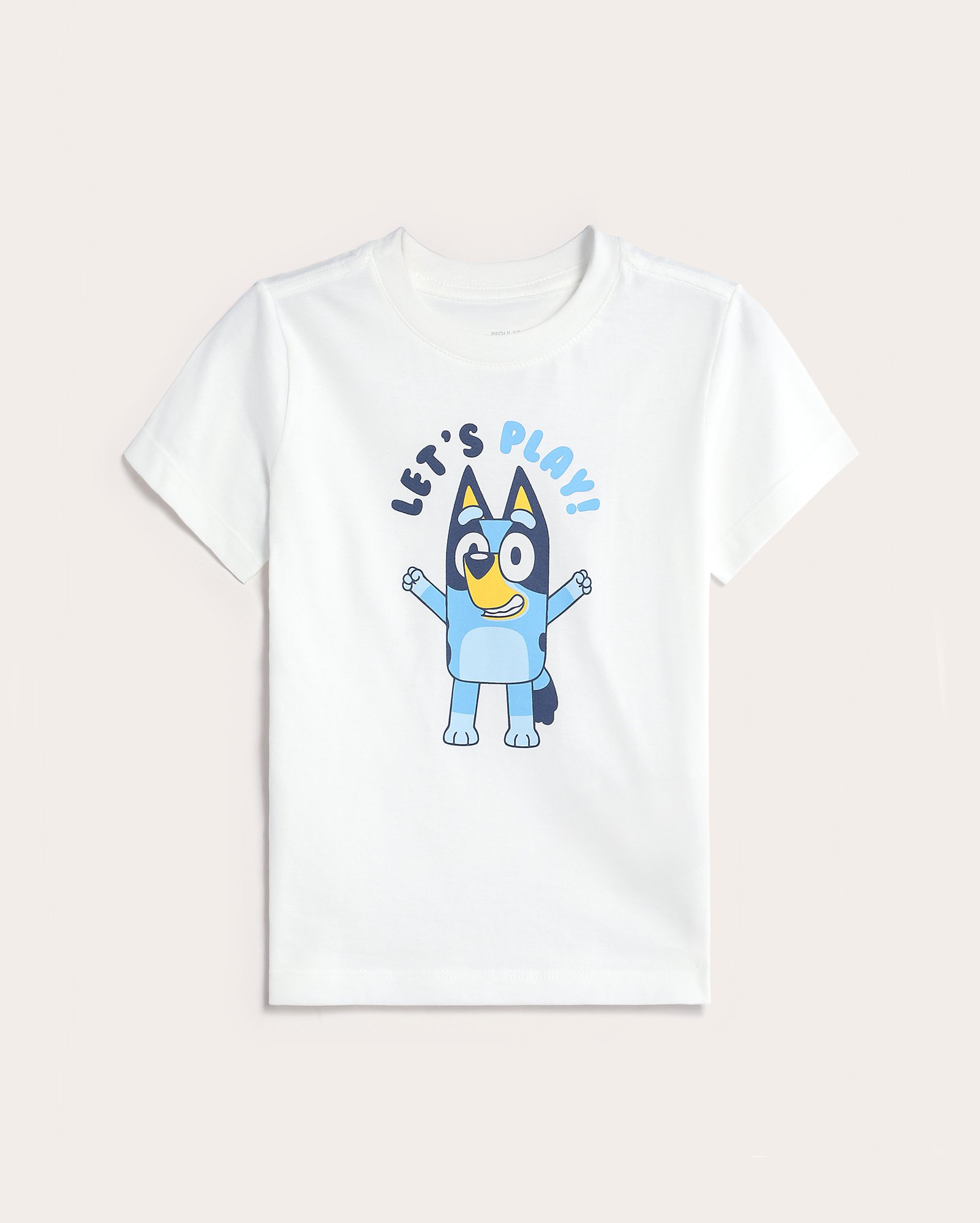 Camiseta infantil Bluey 2-9A - branca | BBC