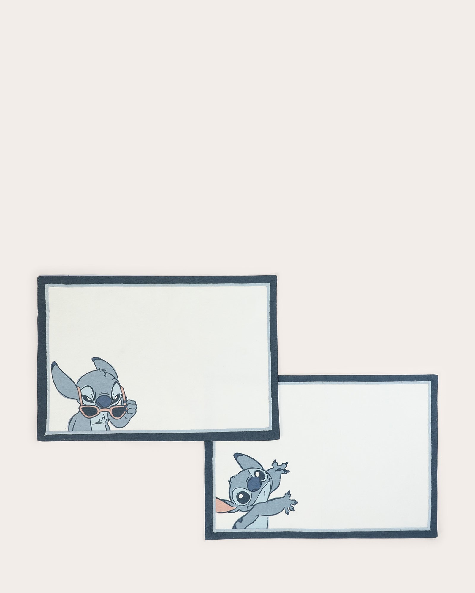Jogo americano 2 peças Stitch - branco | Casa Riachuelo