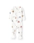 Macacão pijama infantil em plush helicóptero - branco | Carter's