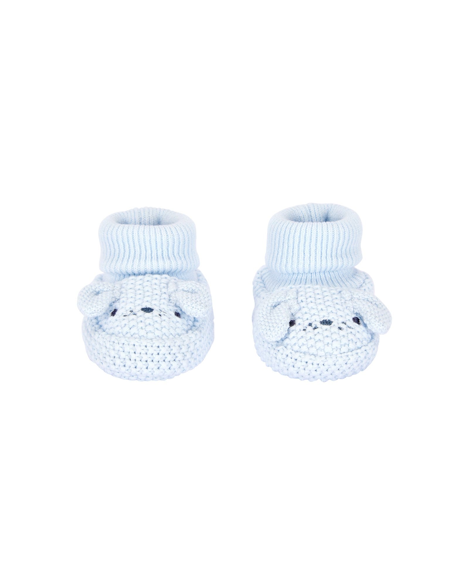 Pantufa bebê em tricot bichinho interativo - azul | Carter's