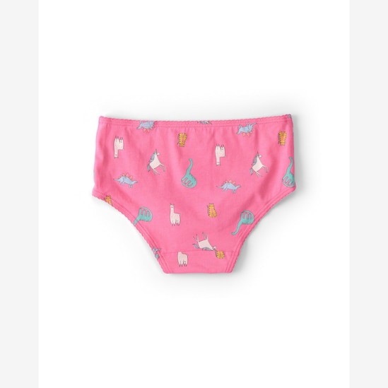 Kit calcinha infantil 7 peças estampas variadas - multicor | Carter's