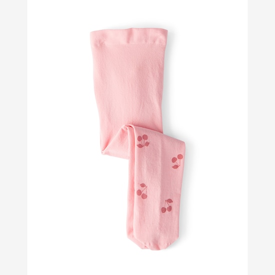 Meia-calça bebê cerejas - rosa | Carter's
