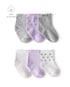 Kit meia bebê 6 pares com ripple mescla - multicor | Carter's