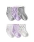 Kit meia bebê 6 pares com ripple mescla - multicor | Carter's