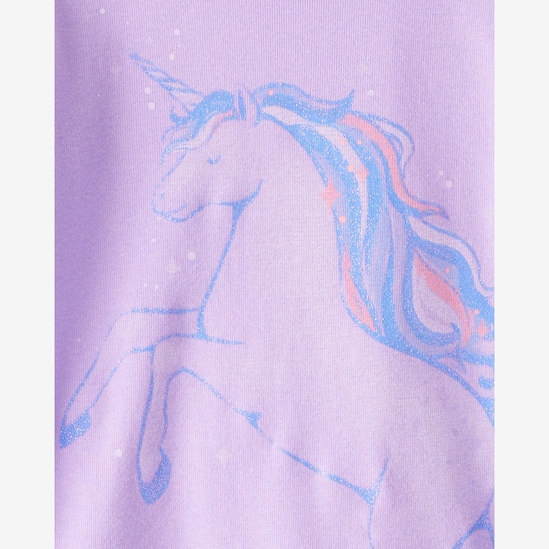 Pijama longo bebê 4 peças unicórnios - lilás | Carter's