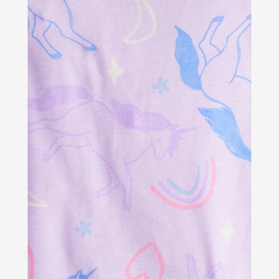 Pijama longo bebê 4 peças unicórnios - lilás | Carter's