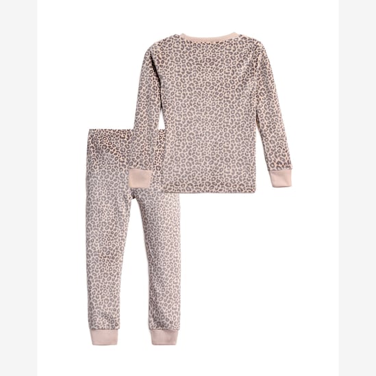 Pijama longo infantil 2 peças em plush onça - bege | Carter's