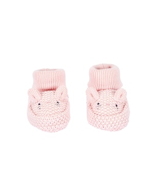 Pantufa bebê em tricot bichinho interativo - rosa | Carter's