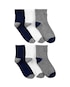 Kit meia infantil 6 pares com cano longo mescla - multicor | Carter's