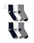 Kit meia infantil 6 pares com cano longo mescla - multicor | Carter's