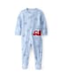 Macacão pijama bebê em fleece bombeiro - azul | Carter's