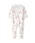 Macacão pijama bebê em fleece coelho - off-white | Carter's