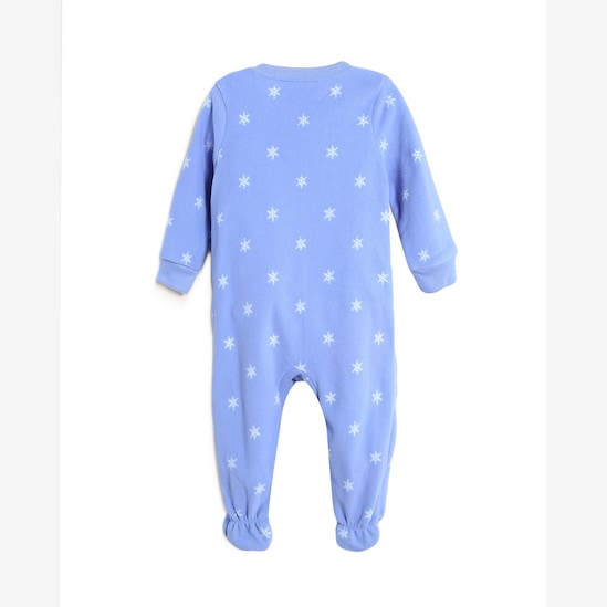 Macacão pijama bebê em fleece pinguim - azul | Carter's