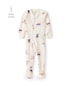 Macacão pijama infantil em plush bichinhos - bege | Carter's