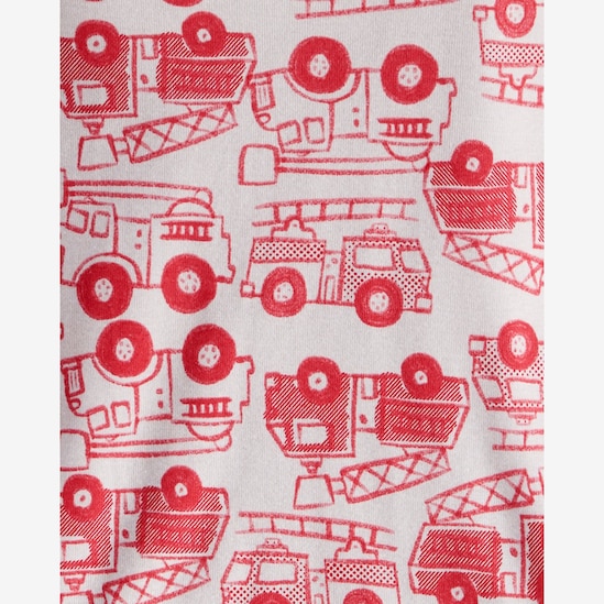 Pijama longo bebê 4 peças bombeiro - multicor | Carter's