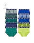Kit cueca infantil slip 10 peças listras dinossauros - multicor | Carter's