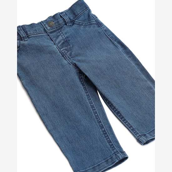 Conjunto longo bebê 3 peças jeans veludo - multicor | Carter's