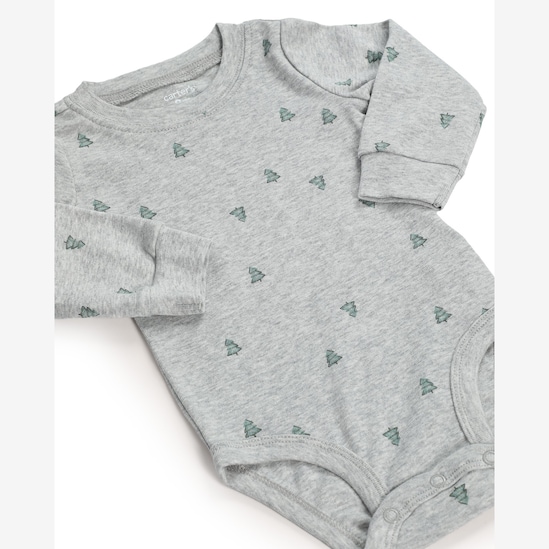 Conjunto longo bebê 3 peças jeans veludo - multicor | Carter's