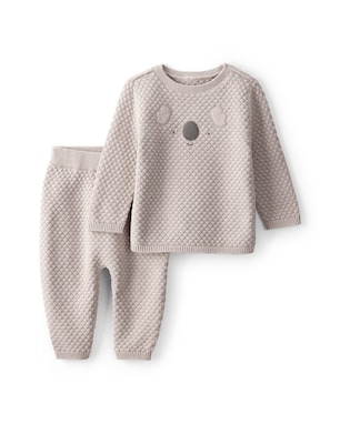 Conjunto longo bebê 2 peças tricot coala - cinza | Carter's